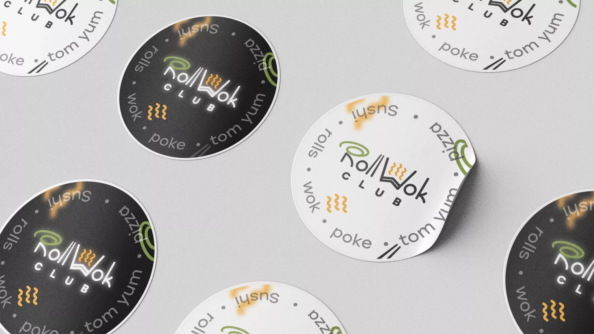 Создание дизайна упаковки суши-бара «Roll Wok Club» в Новоузенске