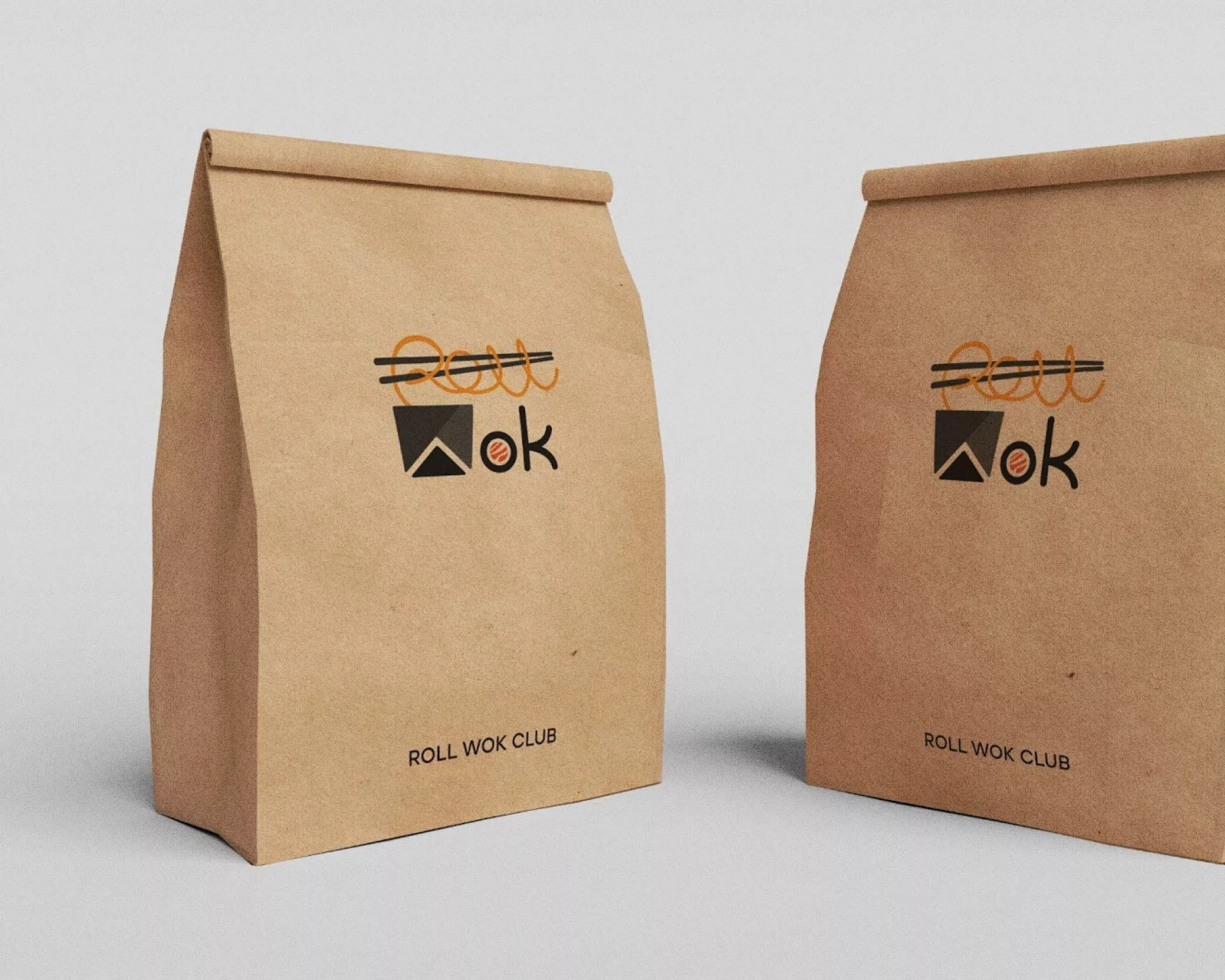 Создание дизайна упаковки суши-бара «Roll Wok Club» в Новоузенске